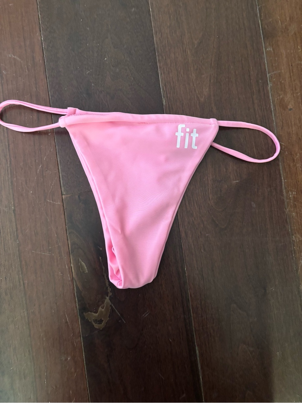 Pink 'fit' String Bikini Bottom - Women's Swim